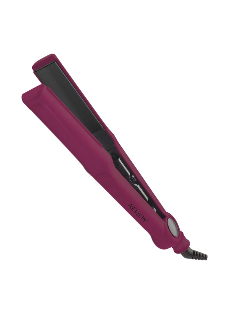 Revlon Ceramic Straightener, upto 200C. Ready to use in 60 s. Purple - Image 1