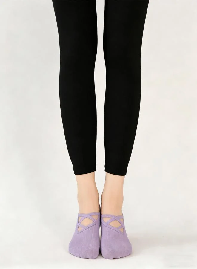 Styli Active  Dual Cross Over Straped Active Silicon Pads Socks for Women | Best Price UAE