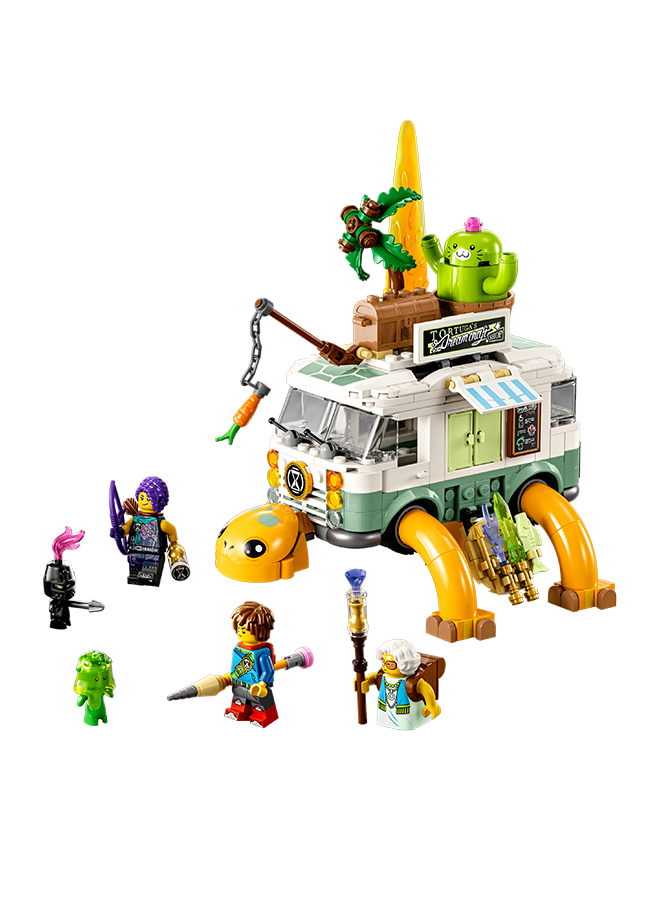 LEGO Dreamzzz Mrs. Castillo’S Turtle Van 71456 Building Toy Set; Includes 2 Options For Kids Aged 7+ To Build A Turtle Van From The Tv Show (434 Pieces)