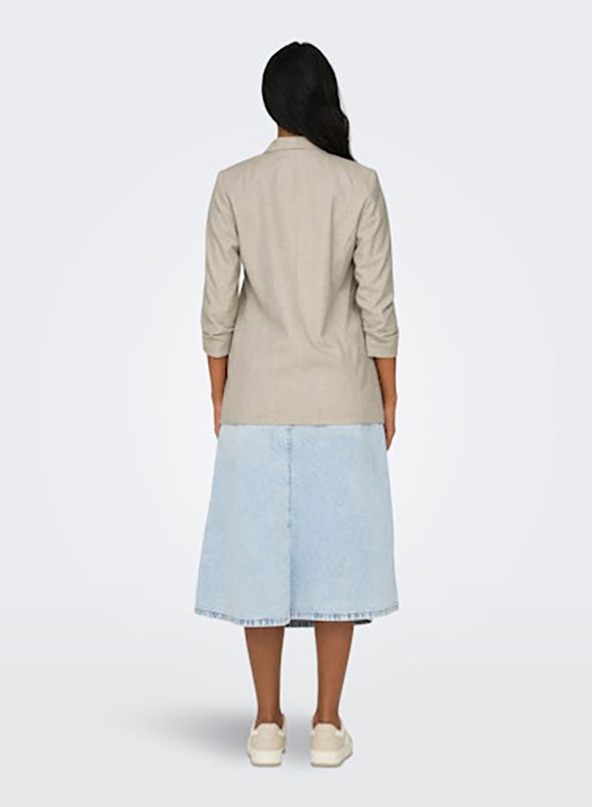 ONLY ONLY Womens Elly 3/4 Life Blazer  - Image 4