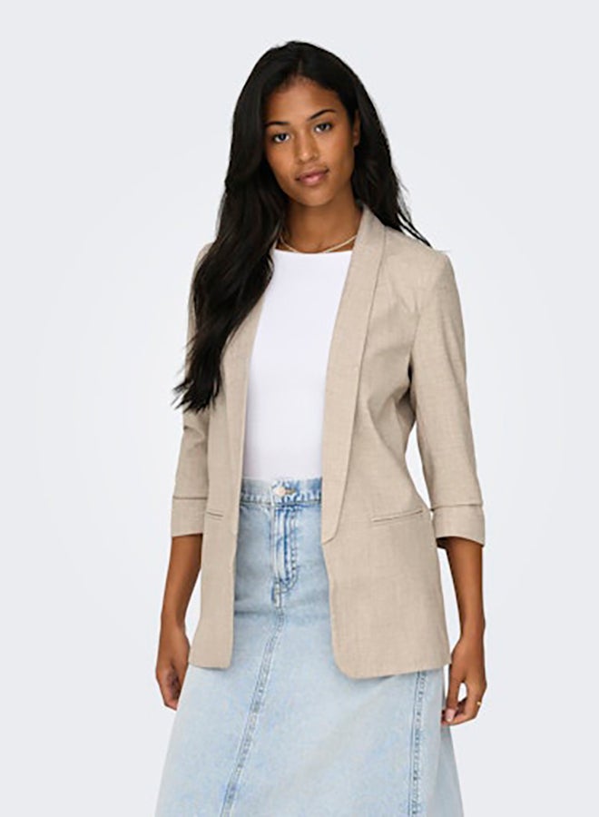 ONLY ONLY Womens Elly 3/4 Life Blazer  - Image 3