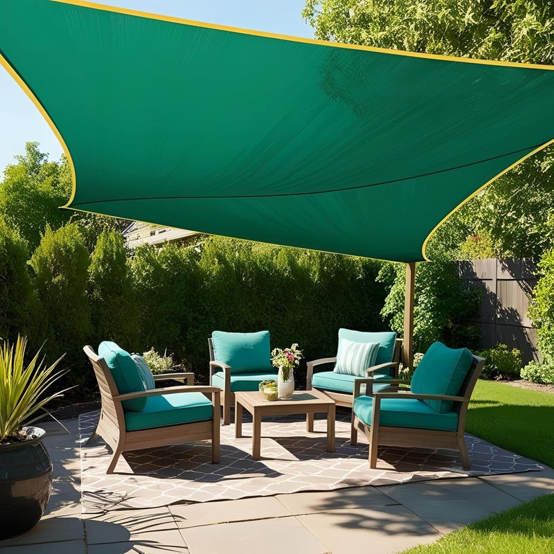 Ugaoo شبكة ظل خضراء للحديقة والشرفة، شبكة زراعية متعددة الاستخدامات - 75% (10 قدم × 20 قدم) - Image 1