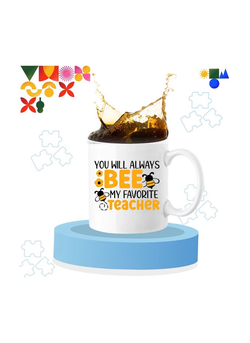 PRINTSHOP4ME - Teachers Day T-Shirt And Ceramic Coffee Mug Combo–Thoughtful Gift Set For Teachers–Ideal For Women Educators–Appreciation Gift For Teacher’s Day,End Of Year Or Back To School - Image 1