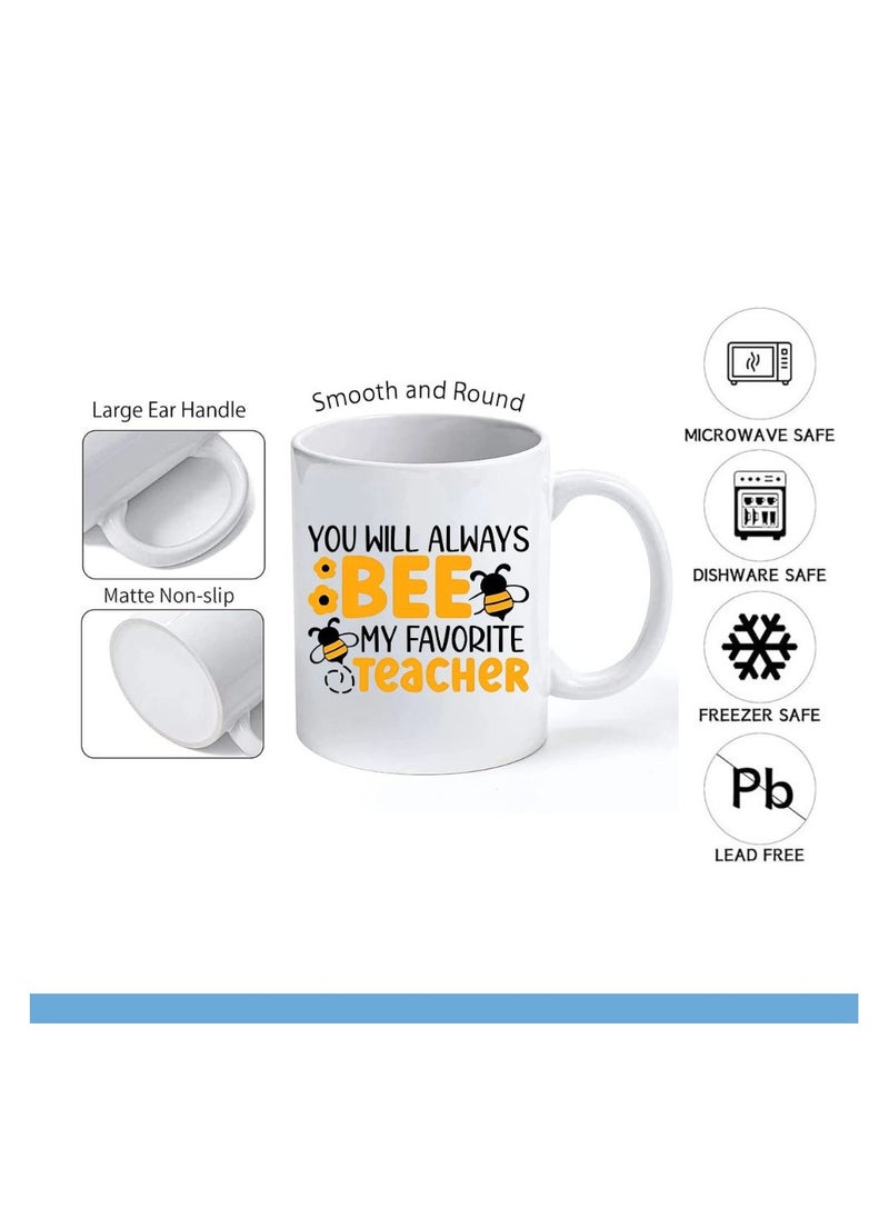 PRINTSHOP4ME - Teachers Day T-Shirt And Ceramic Coffee Mug Combo–Thoughtful Gift Set For Teachers–Ideal For Women Educators–Appreciation Gift For Teacher’s Day,End Of Year Or Back To School - Image 1