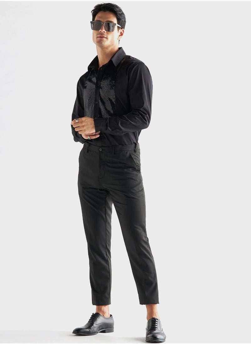 FAV Embroidered Regular Fit Shirt  - Image 4