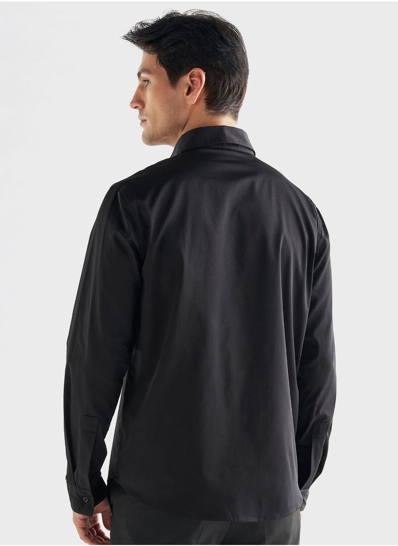 FAV Embroidered Regular Fit Shirt  - Image 2