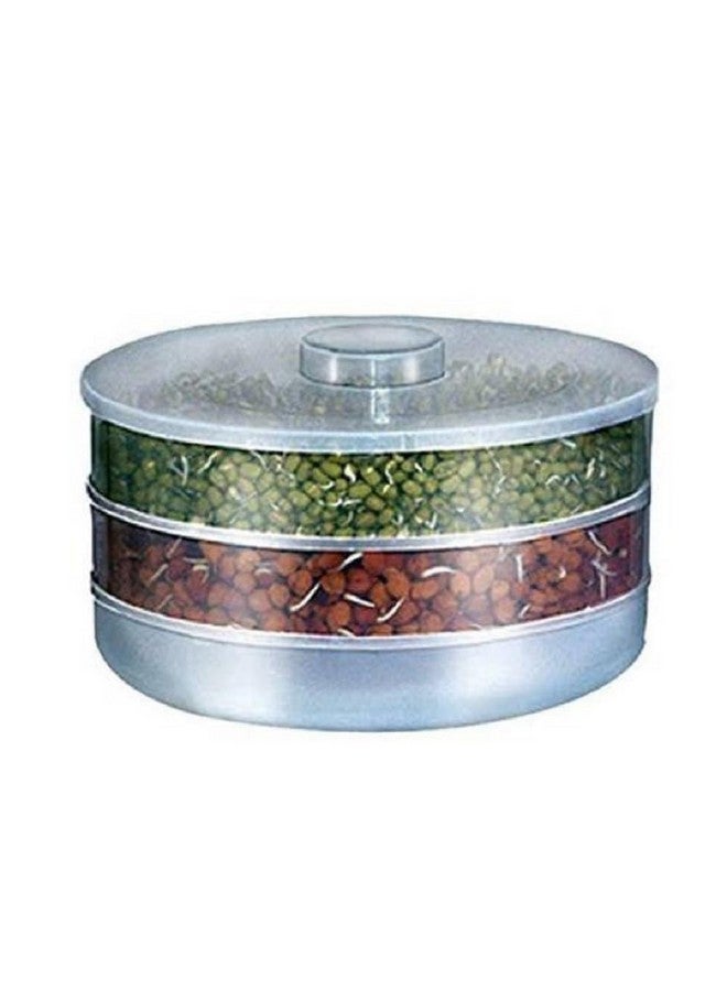 RIOMAX Sprout Maker | Sprout Maker Box | Hygienic Sprout Maker with 3 Container | Home Making Fresh Sprouts Beans for Living Healthy Life Sprout Maker 3 Bowl Sprout Maker for Home (3 Compartment.) - Image 1