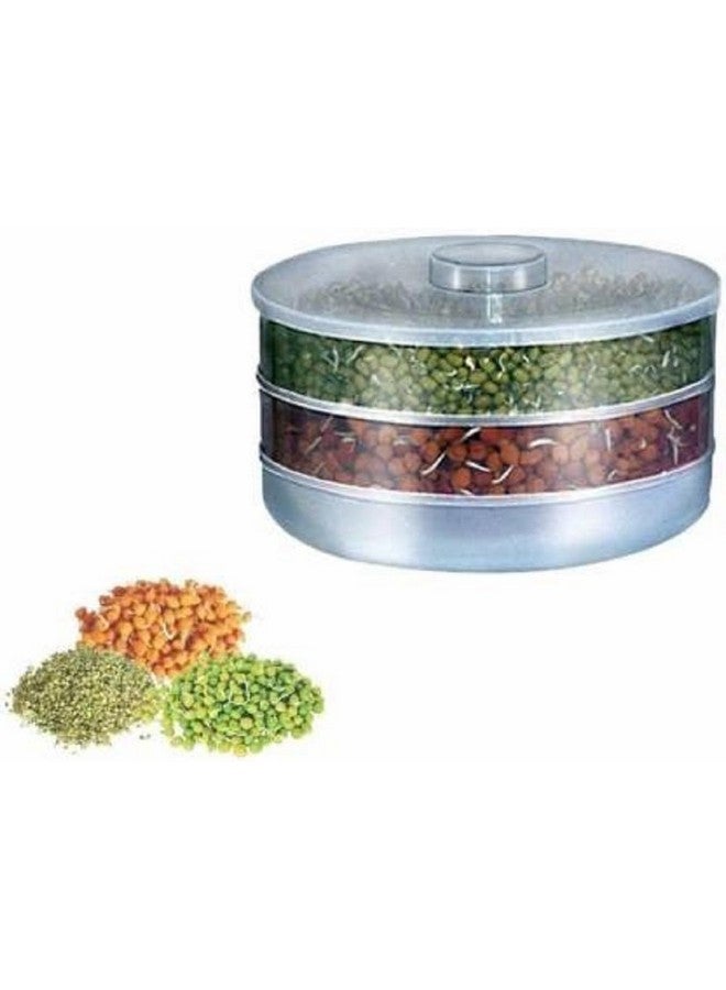 RIOMAX Sprout Maker | Sprout Maker Box | Hygienic Sprout Maker with 3 Container | Home Making Fresh Sprouts Beans for Living Healthy Life Sprout Maker 3 Bowl Sprout Maker for Home (3 Compartment.) - Image 5