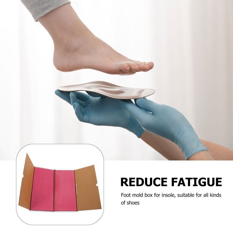2 Sets Multi-functional Foot Impression Sponge Box Foot Shape Molding Box For Insoles - Image 2