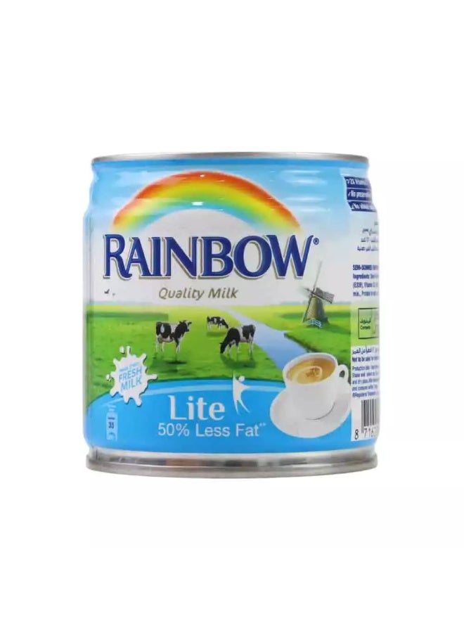 Rainbow Rainbow Quality Milk, Fresh Milk Lite 50 Percent Less Fat - 158ml - Image 1