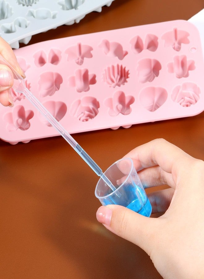Xelsluthe 20 PCS 30ml (1oz) Liquid Measuring Cups Plastic, Mini Clear Medicine Measuring Cups Graduated Beakers for Kitchen Lab Measure Tool Beakers Cooking Home Crafts, Accurate Stackable - Image 4