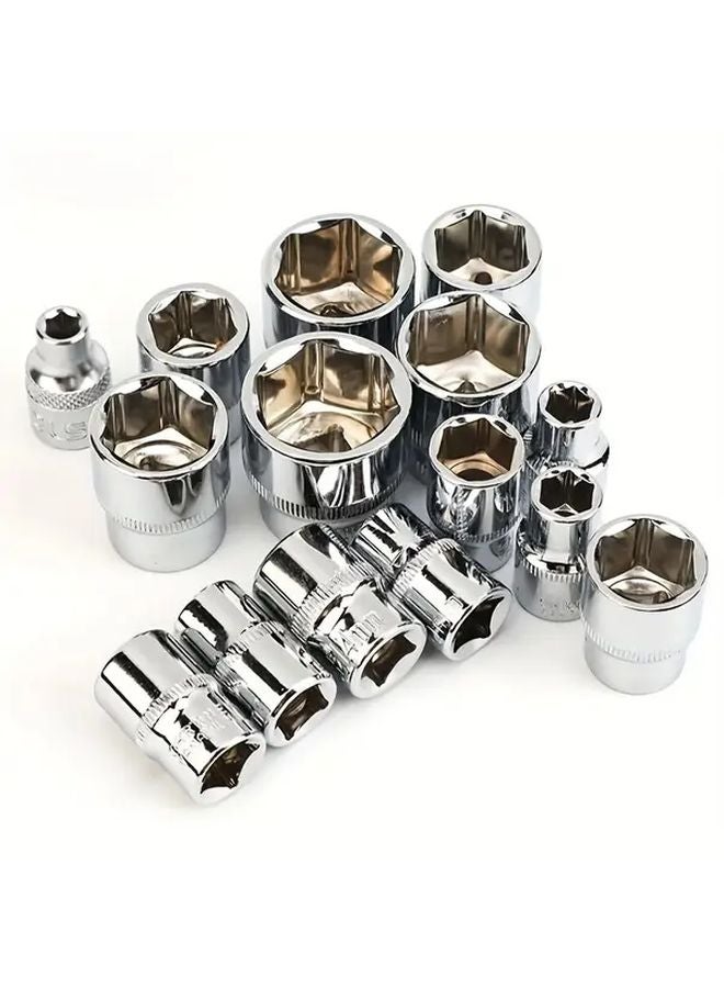 8mm Shallow Socket 6 Point 3 8 Drive Auto Repair Tool Accessories - Image 2