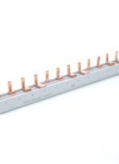 KNP KNP 4-pole copper busbar (pin type) is an essential component used in electrical distribution systems for efficient power distribution and connectivity.  - Image 1