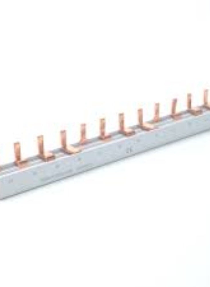 KNP KNP 4-pole copper busbar (pin type) is an essential component used in electrical distribution systems for efficient power distribution and connectivity.  - Image 1