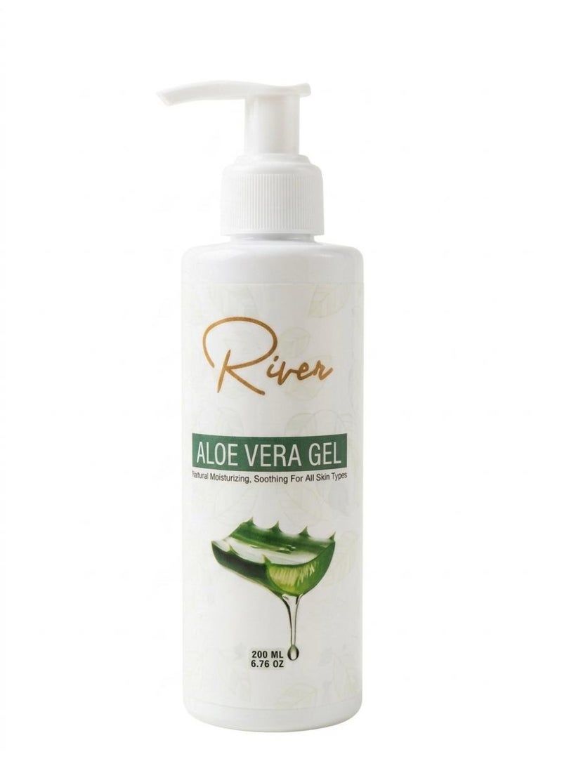 River Gel with natural aloe vera to moisturize and soothe the skin – 200 ml - Image 1