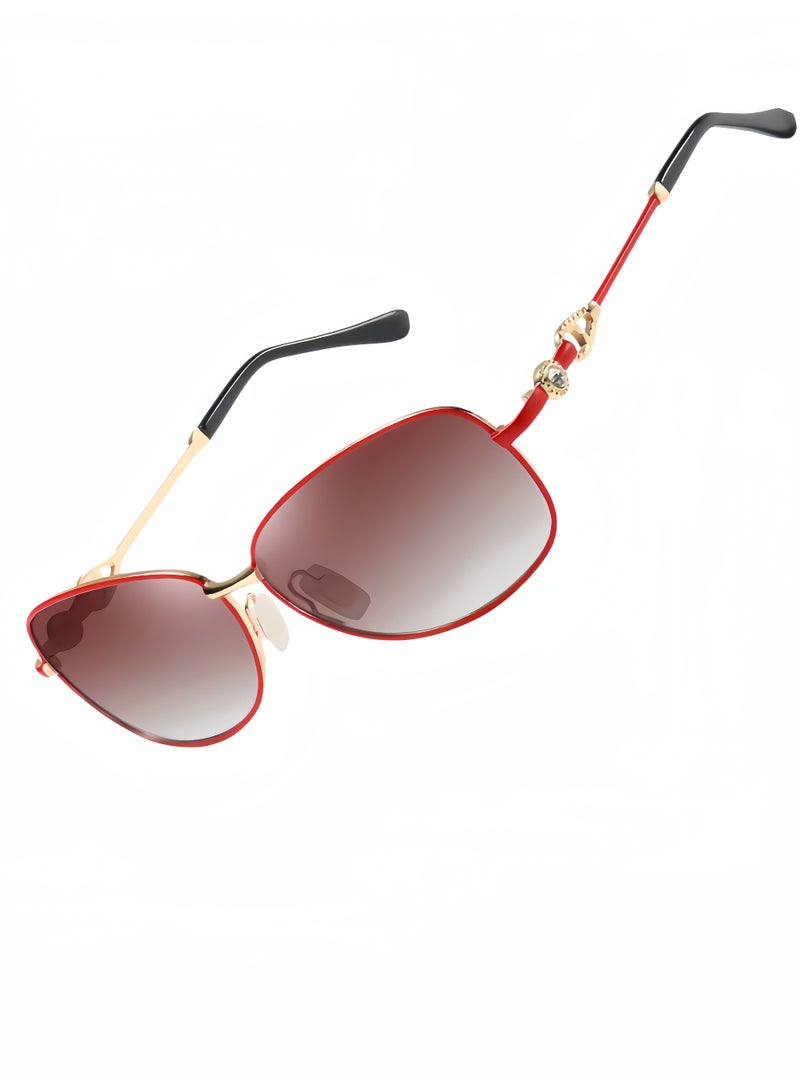 Women's sunglasses, lightweight frame polarized sunglasses, UV400 protection, suitable for shopping, beach driving, daily outdoor activities - Image 3