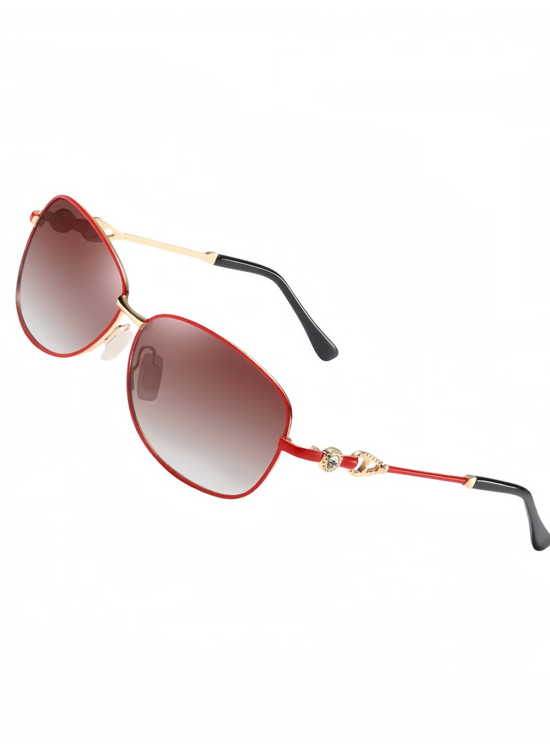 Women's sunglasses, lightweight frame polarized sunglasses, UV400 protection, suitable for shopping, beach driving, daily outdoor activities - Image 2