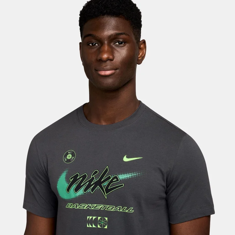 Nike Grey Men's Basketball T-Shirt for Men | Best Price UAE