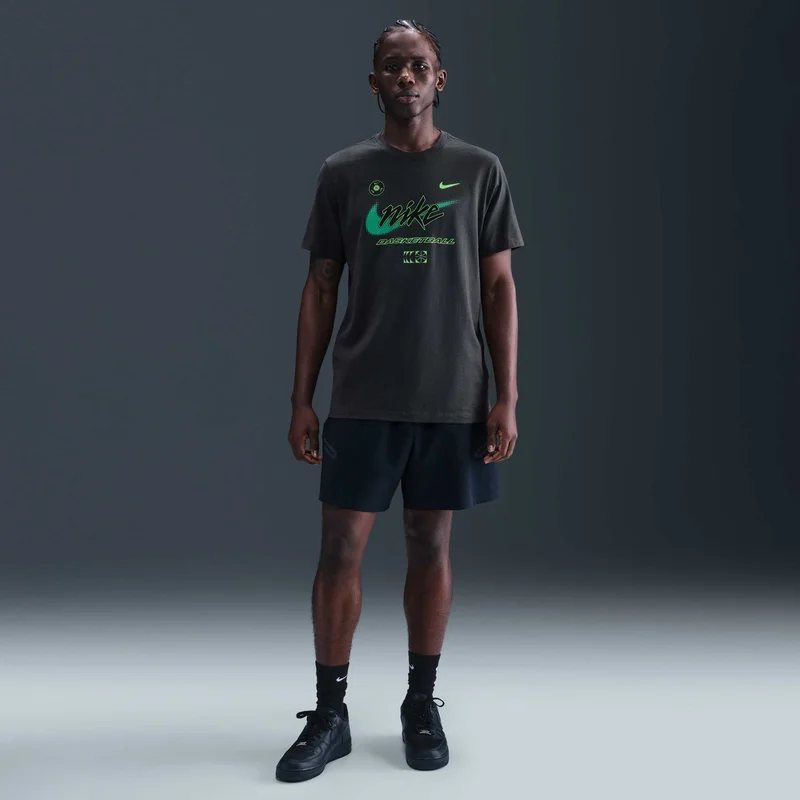 Nike Grey Men's Basketball T-Shirt for Men | Best Price UAE