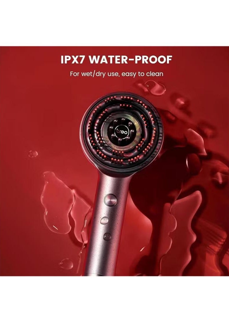 XiuWoo 2 in 1Hair Massager Hair Oil Applicator, Portable Smart Scalp Hairbrush, Multifunctional Electric Scalp Massage Comb, Hair Brushes for Hair Growth IPX7 Waterproof Oil Dispens  - Image 5