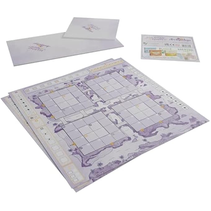 Horrible Guild Railroad Ink Challenge Archipelago Boards Set  Strategy Board Game Expansion  Roll and Write Dice Game  1 to 4 Players  20 Minutes  Ages 8 - Image 3