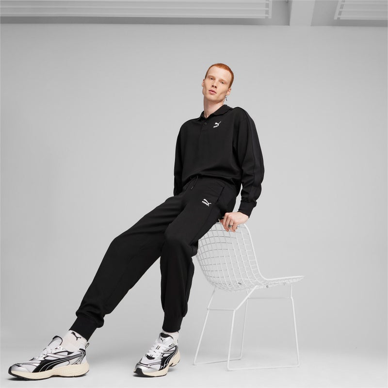 PUMA T7 Mens Black Track Pants - Image 2