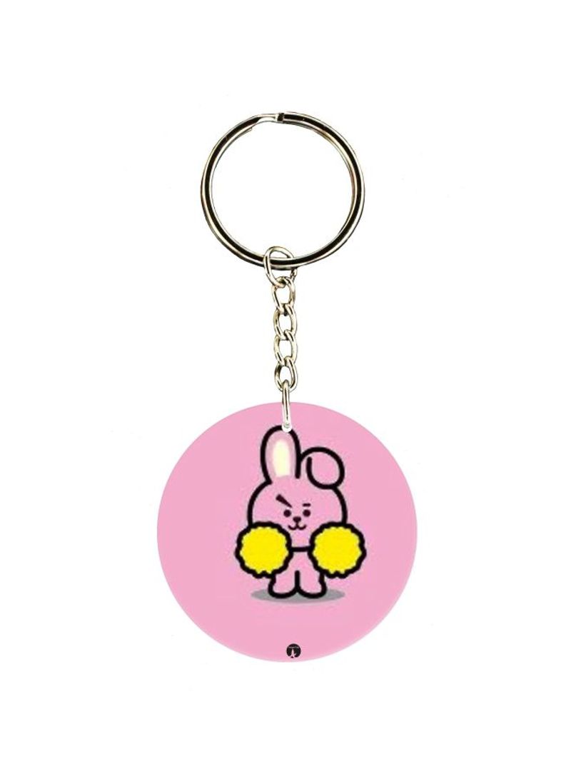 Cartoon Themed Single Sided Key Chain