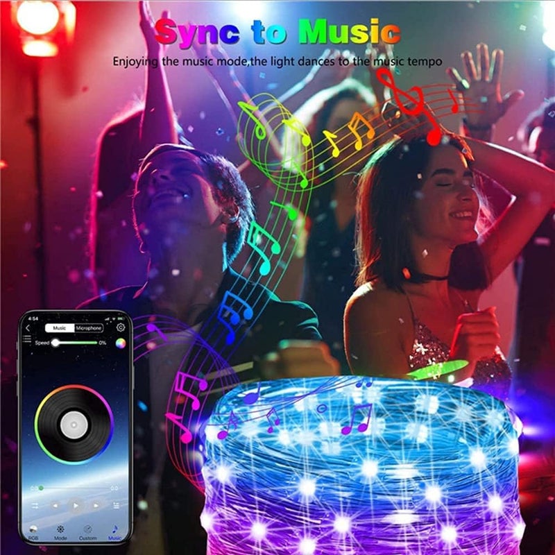 SUVEUS Trampoline Lights, Waterproof LED Lights for 16Ft 15Ft 14Ft 12Ft 10Ft Trampoline, 16 Colors Change with Remote and App Control, Sync up to Music, Super Bright for Kids to Play at Night - Image 3