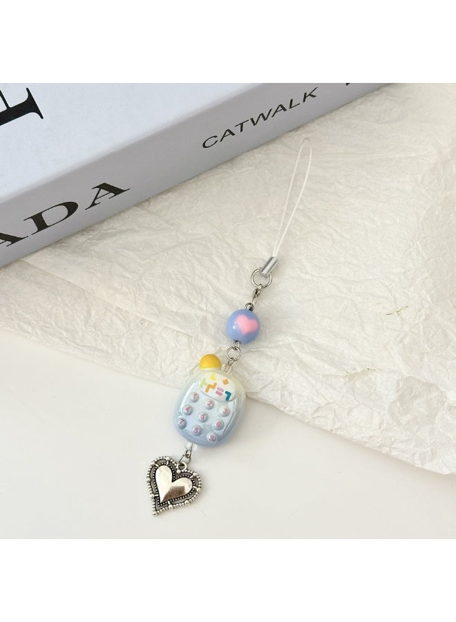 NIBEMINENT Phone Charm/ Chain Strap for Women Girls,Cute Cartoon Cell Phone Case Lanyard Wrist Strap