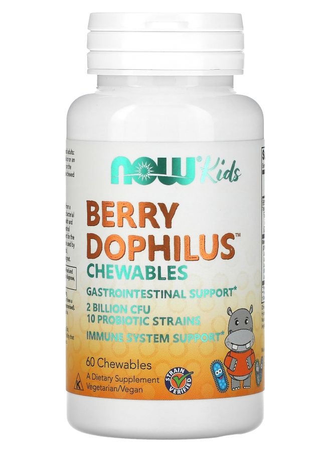 now Berry Dophilus Kids 2 Billion 60 Chewables