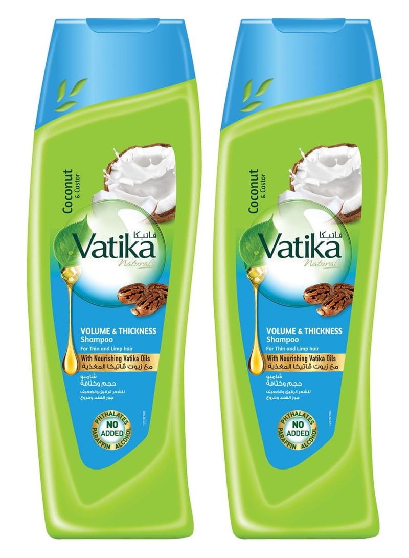 VATIKA Two Pieces of Volume & Thickness Shampoo - 350 ml - Image 1