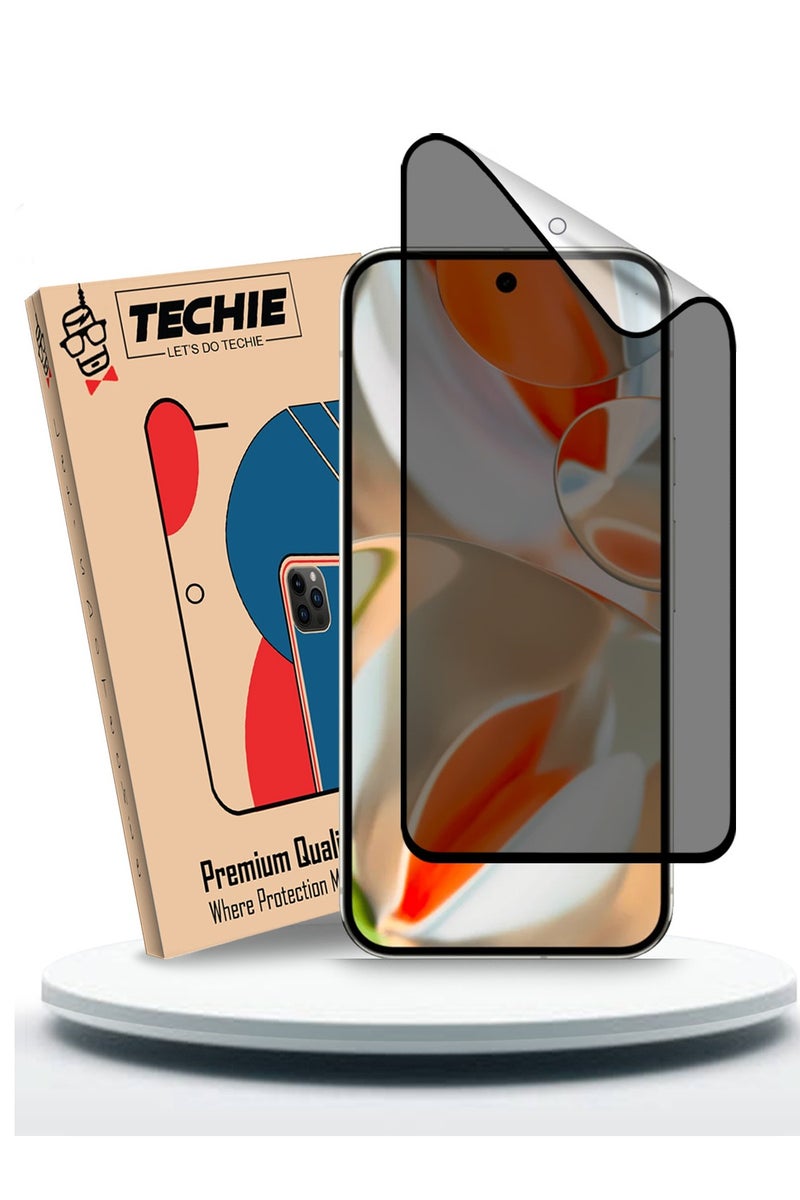 Techie Full Cover Explosion-Proof Matte Ceramic Privacy Film Screen Protector for Google Pixel 9 Pro 5G / Pixel 9 - Image 1