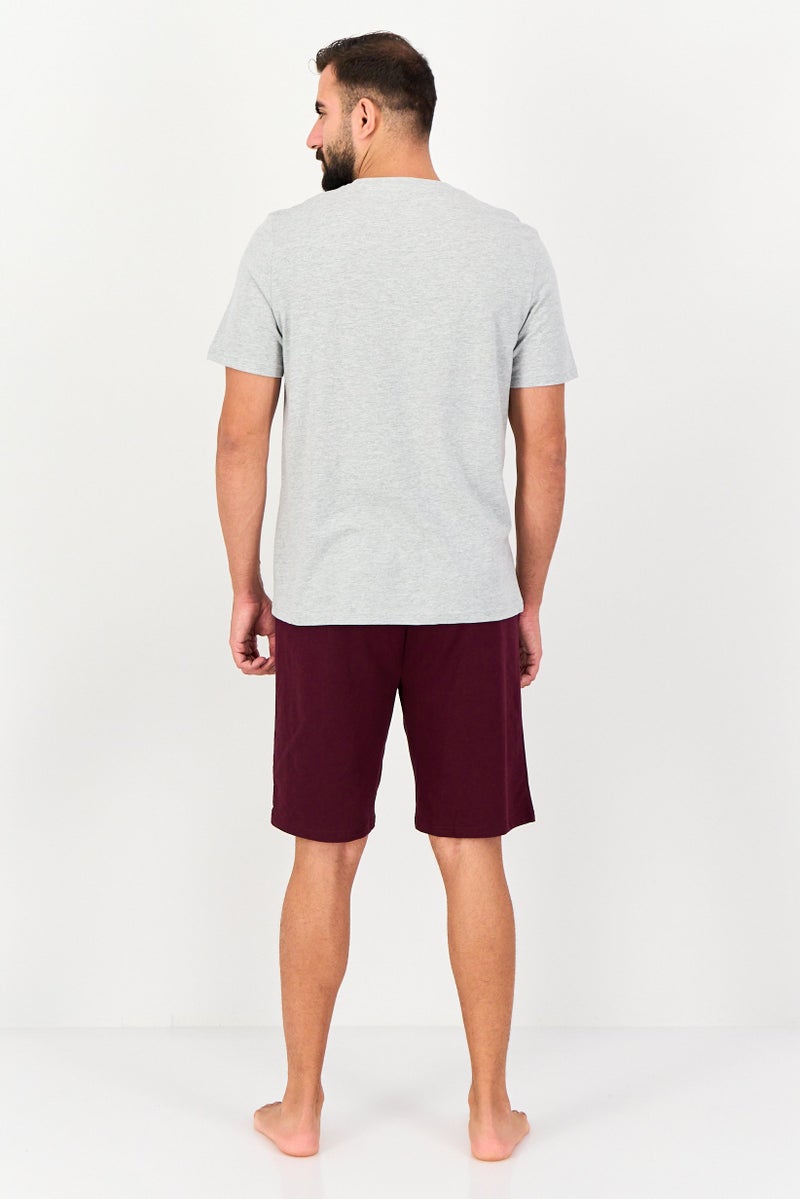 English Laundry Men 2 Pieces Embroidered Logo T-Shirt And Shorts Set, Multicolor - Image 2