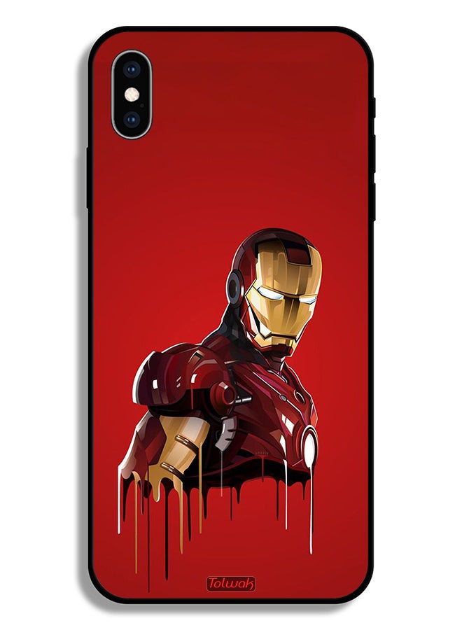 Tolwak Apple iPhone XS Max Protective Case Iron Man Art - Image 2