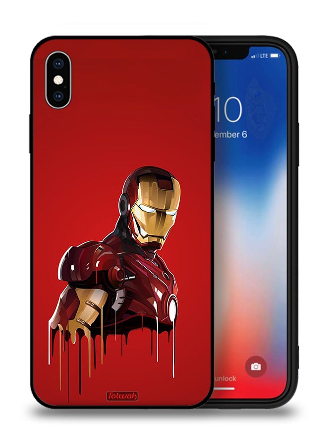 Tolwak Apple iPhone XS Max Protective Case Iron Man Art - Image 1