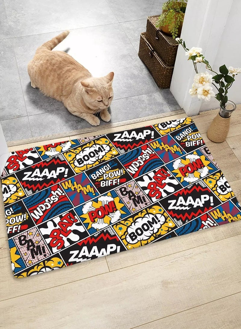 Generic Slogan Graphic Floor Mat  - Image 1