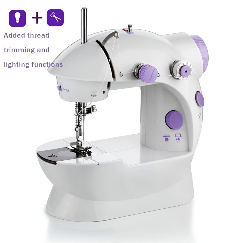 Home Sewing - Compact and Light Portable Battery Operated Electric Machine Easy for Beginners for Professional Daily Sewing Precise Dual Speed ​​Work and High Quality Construction Fits All Kinds - Image 2