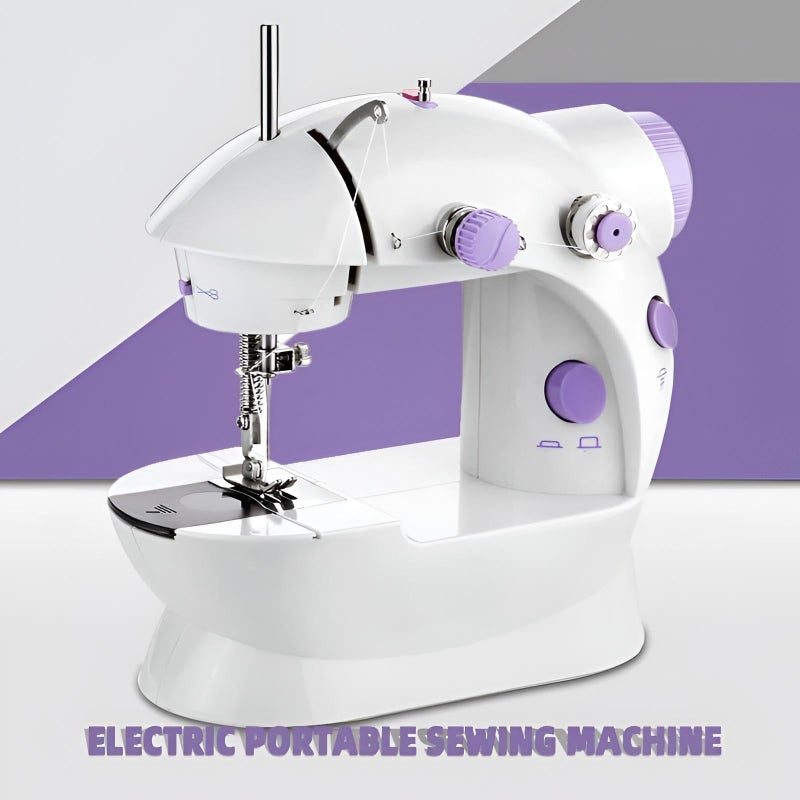 Home Sewing - Compact and Light Portable Battery Operated Electric Machine Easy for Beginners for Professional Daily Sewing Precise Dual Speed ​​Work and High Quality Construction Fits All Kinds - Image 3
