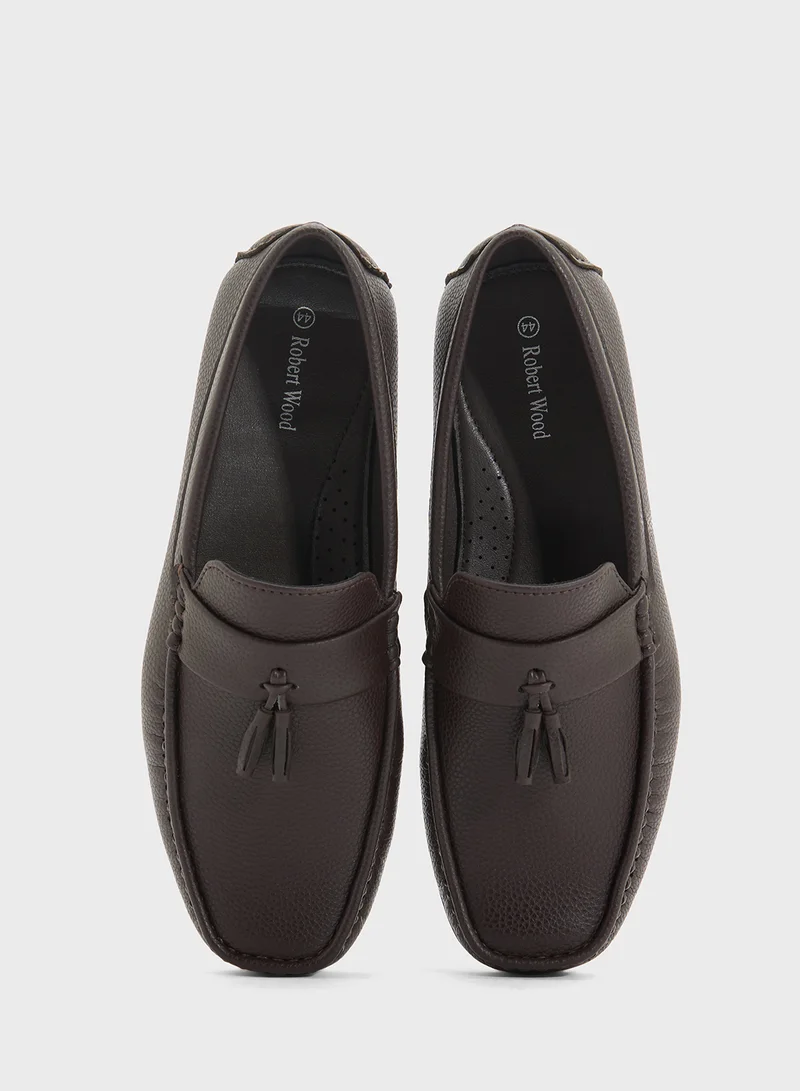 Robert Wood Tassel Detal Loafers