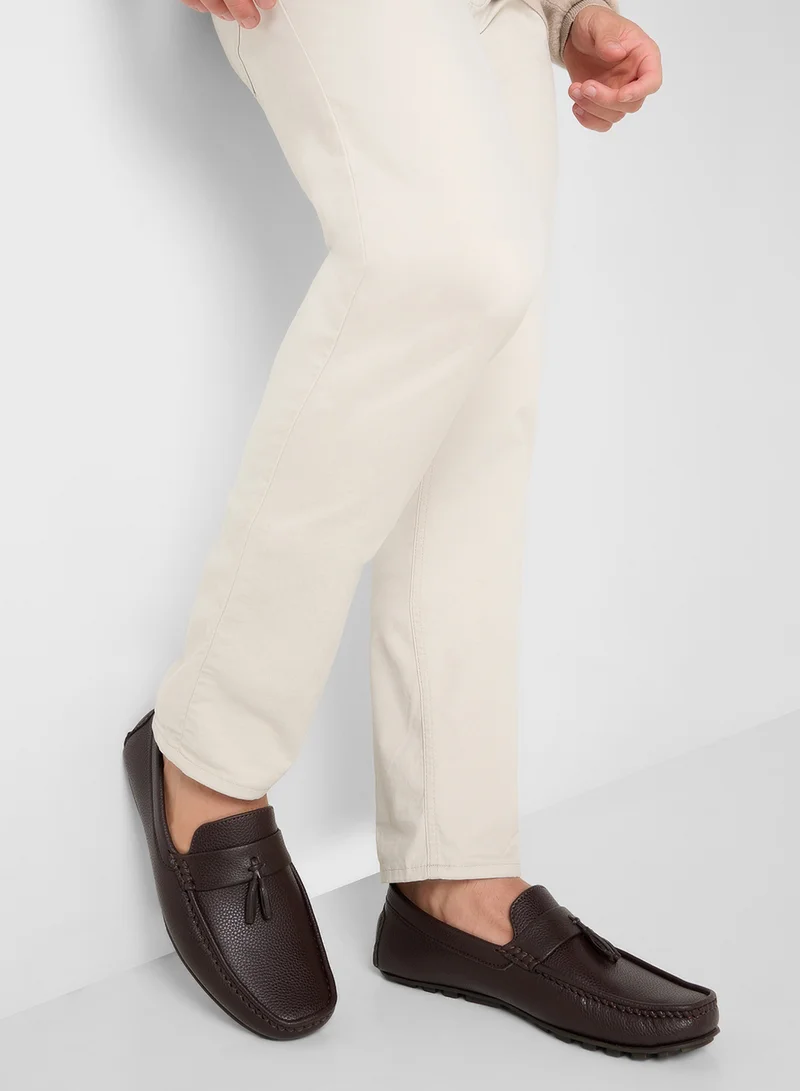 Robert Wood Tassel Detal Loafers