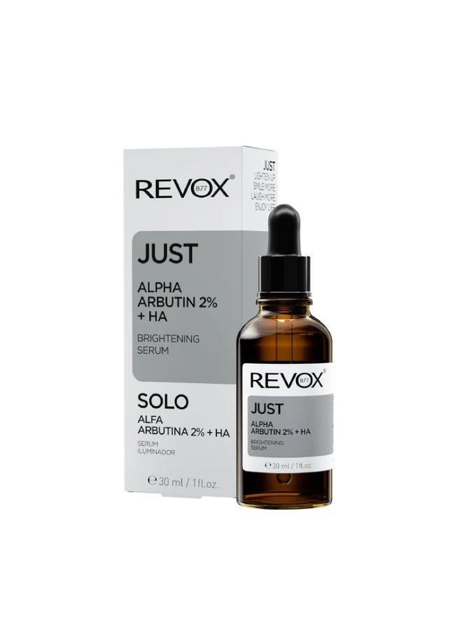 Revox B77 Just Alpha Arbutin 2% + HA Brightening Serum 30ml - Image 1