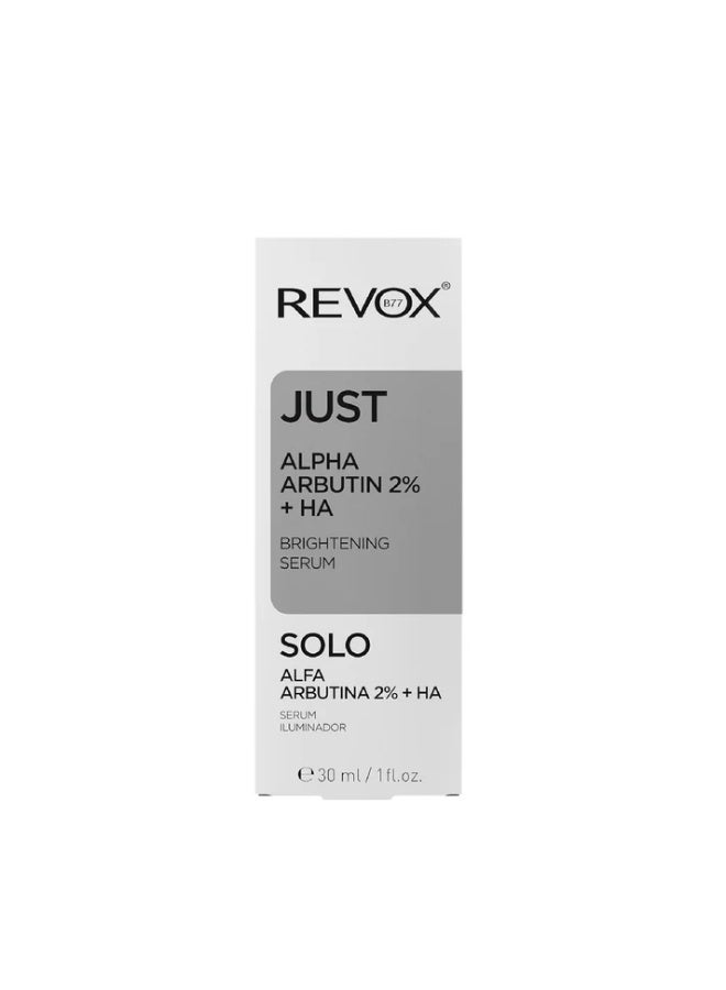 Revox B77 Just Alpha Arbutin 2% + HA Brightening Serum 30ml - Image 3