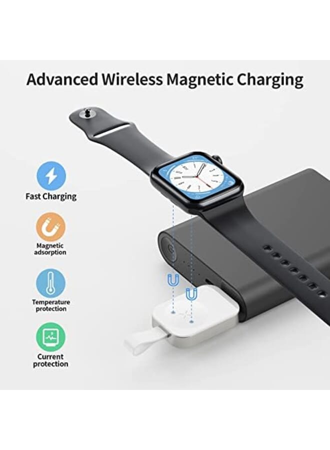 Excefore Portable Watch Charger，Iwatch Wireless Charger With Usb C Fast Charging Magnetic Travel Charger For Watch Series 8 7 Se 6 5 4 3 2 - Image 3