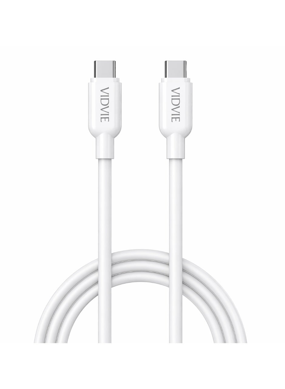 vidvie Vidvie CB4025c C Real Silicone type-c To type-c Data Cable 60W ZE1AE516A9FAC78B3F6ABZ