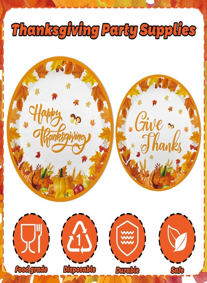 MEHOFOND مجموعة أدوات المائدة للاحتفال بعيد الشكر MEHOFOND 194 قطعة، غطاء طاولة شكر، أطباق، أدوات مائدة لتزيين حفلة عشاء أصدقاء الخريف - Image 3