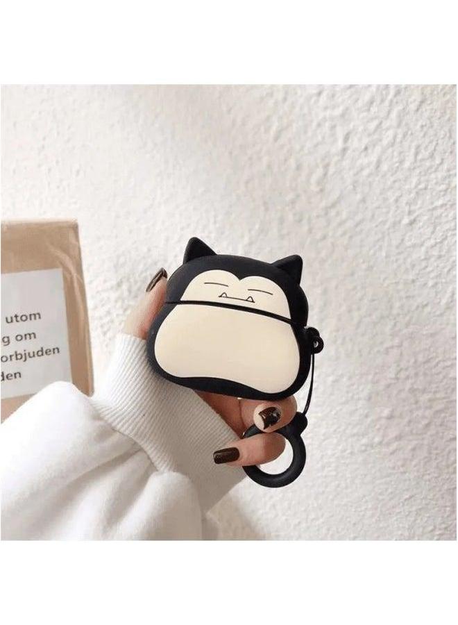 Koi Fish Headset Protective Cover For AirPodsPro2 4 Generation Apple 3 Cartoon Cute Soft Shell Trendy-Color:Kirby With Ring-Applicable Models:Airpods 4th - Image 1