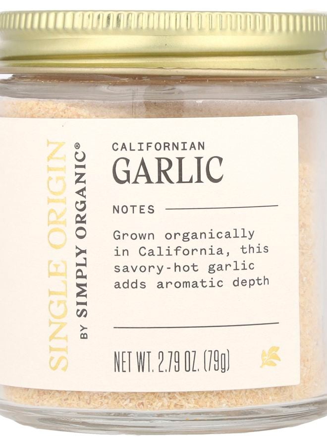 Simply Organic Single Origin Californian Garlic 2.79 oz (79 g)