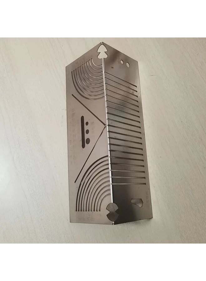 80 ملم مقياس زاوية ميتري من سبائك الألومنيوم، أداة متعددة الوظائف لقياس وعلامات الخطوط - Image 1