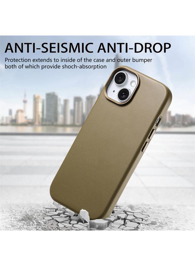 S-TOP Case For iPhone 14 Electroplated Metal Button MagSafe Phone Case - Image 3