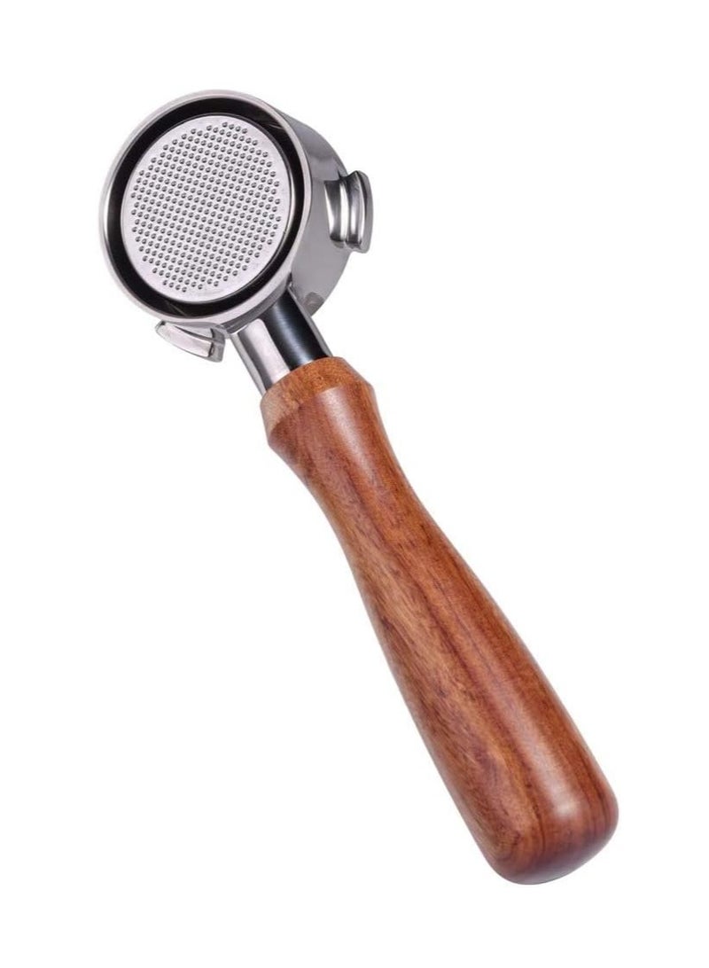 عام تنطبق على ديلونكي القهوة قعر فلتر حامل الفولاذ المقاوم للصدأ سلة فلتر مقبض خشبي - Image 2